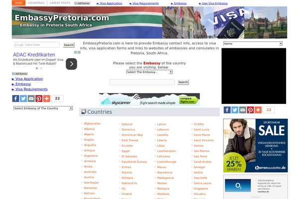 Embassy theme site design template sample