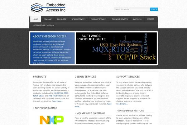 Enterprise Pro theme site design template sample