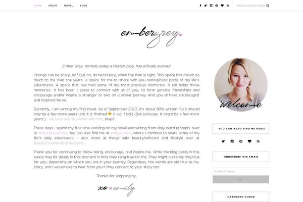 Rosemary theme site design template sample