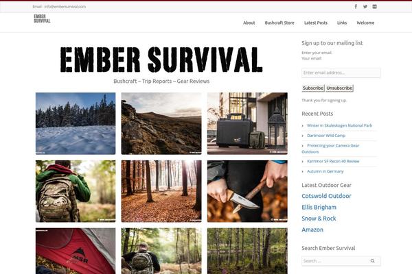 Infinite theme site design template sample