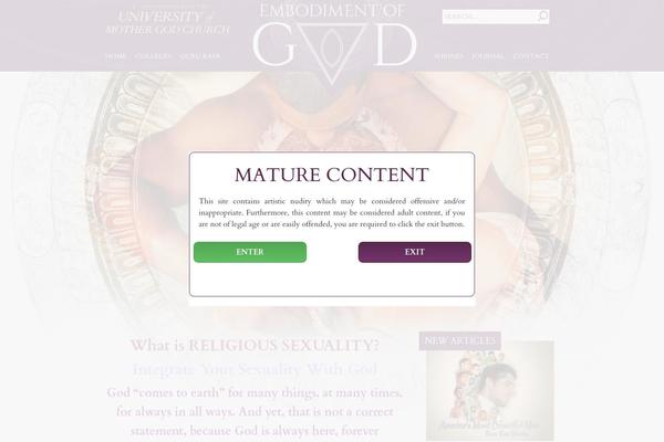 embodimentofgod.com site used Shakti