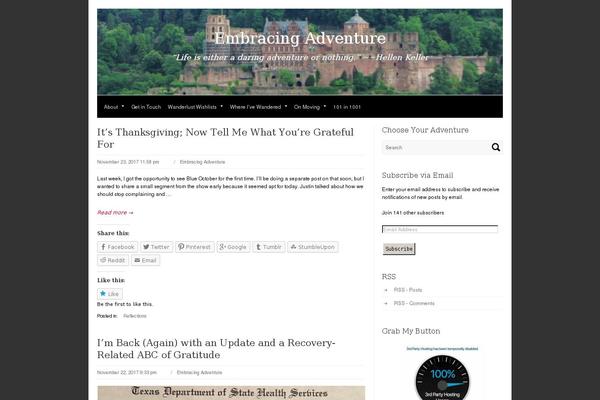 Canyon theme site design template sample