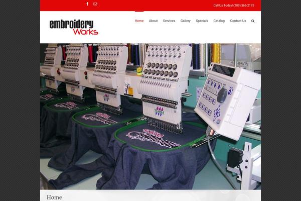 Avada theme site design template sample