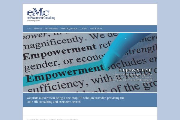 Emc theme site design template sample