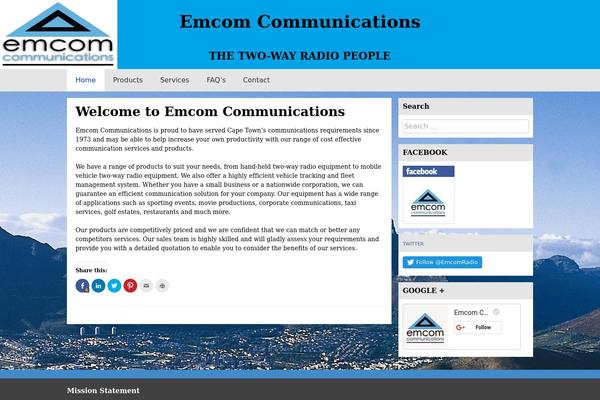 FlatBox theme site design template sample