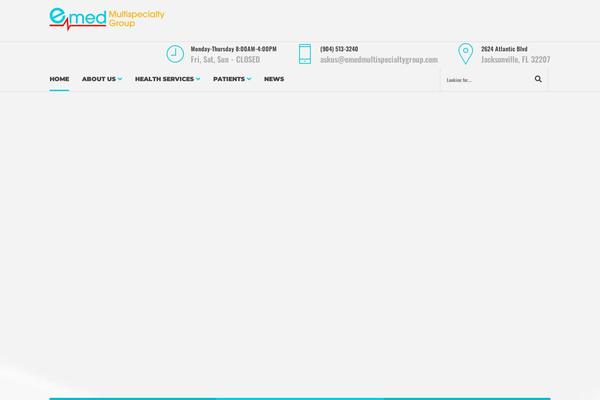 Medicare theme site design template sample