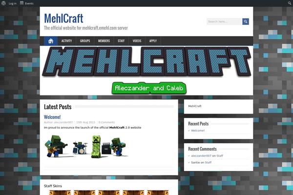 BrickYard theme site design template sample
