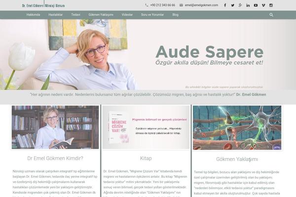 Zephyr-child theme site design template sample