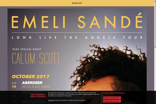 emelisande.com site used Bandtheme-single