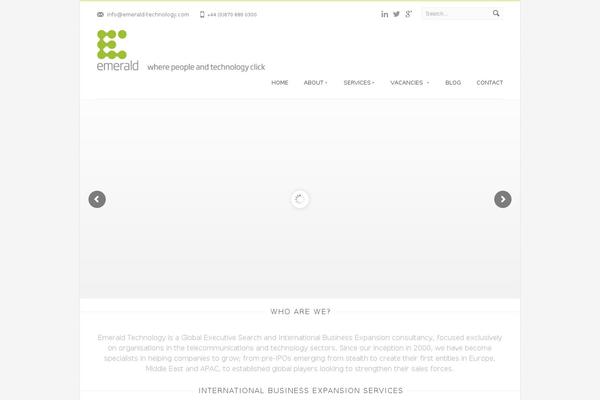 Terra theme site design template sample