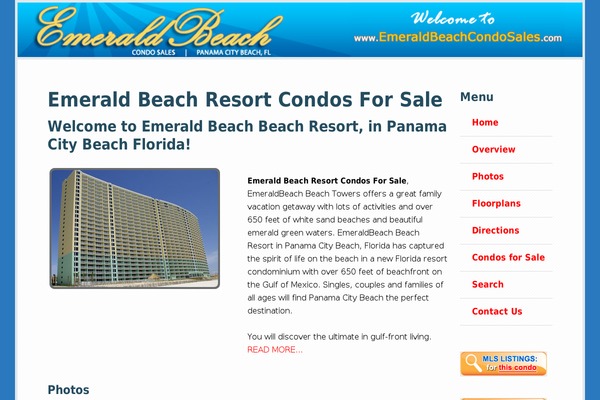 emeraldbeachcondosales.com site used Focus Pro