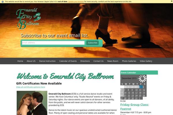 Ecb theme site design template sample
