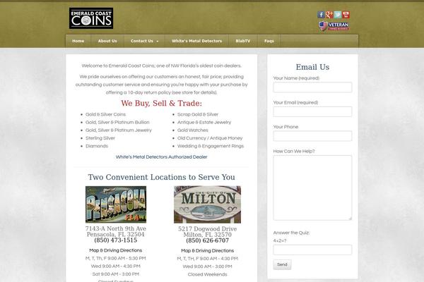 Breakout theme site design template sample