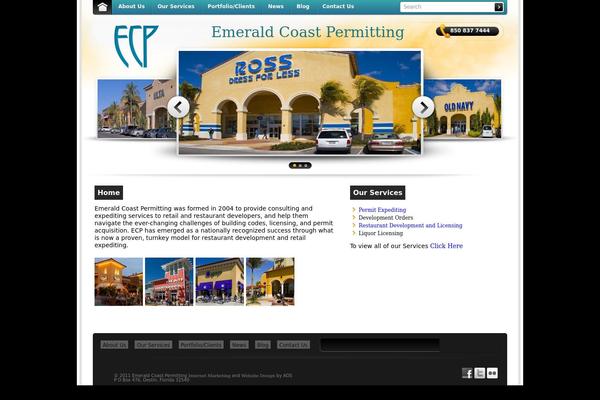 emeraldcoastpermitting.com site used Ecp