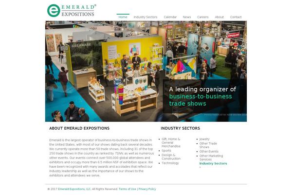 emeraldexpositions.com site used Emerald_corporate
