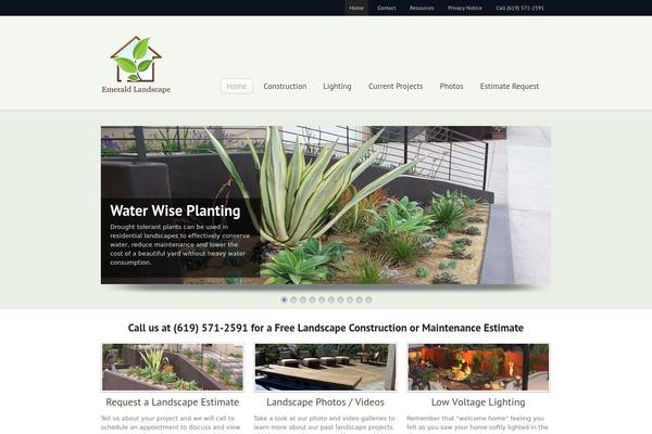 Simplicity theme site design template sample