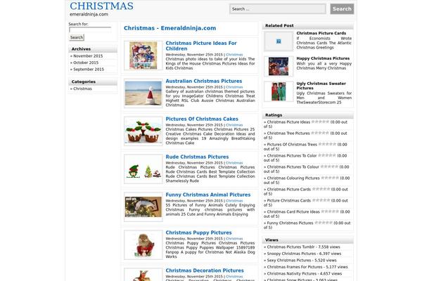 Do’a Ibu theme site design template sample