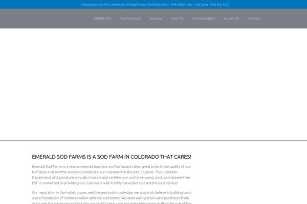 Quince theme site design template sample