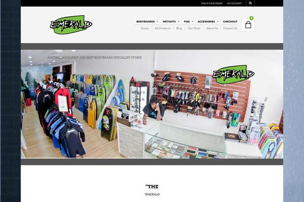 The Retailer theme site design template sample