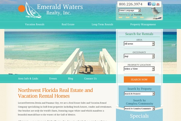 emeraldwaters.com site used Emeraldwaters