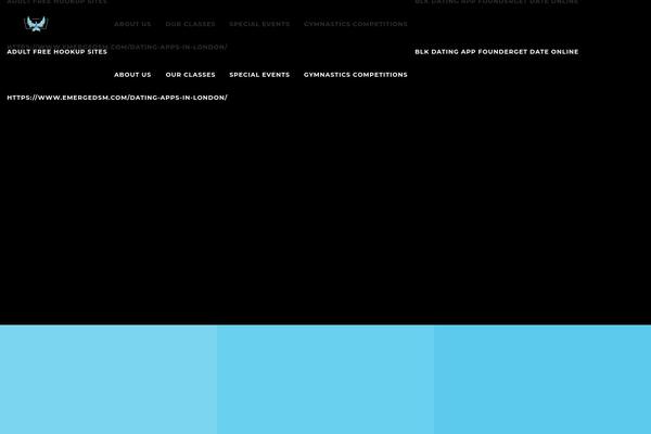 Emerge theme site design template sample