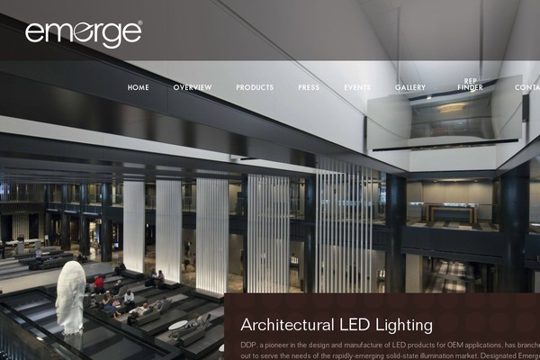 emergelighting.com site used Emerge