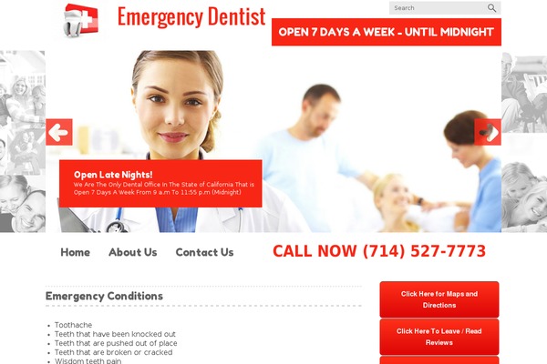 Dental theme site design template sample