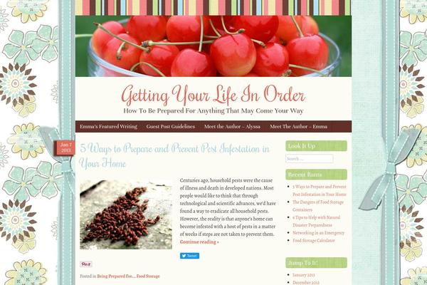 Scrappy theme site design template sample