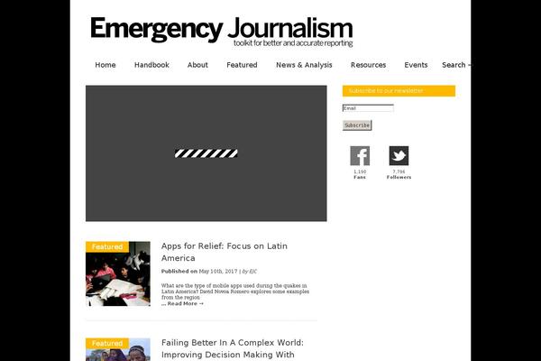 Gonzo theme site design template sample