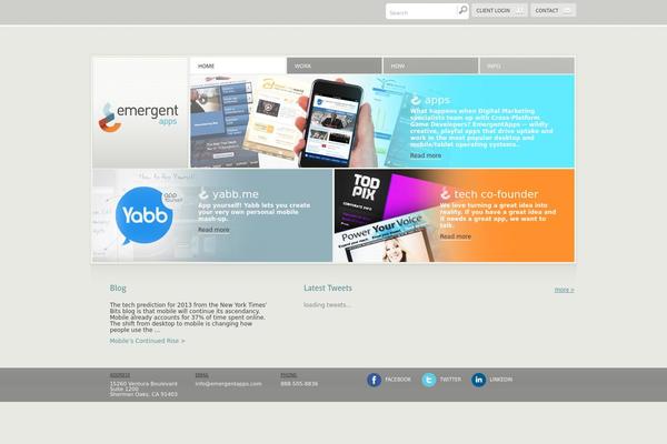 emergentapps.com site used Emergent