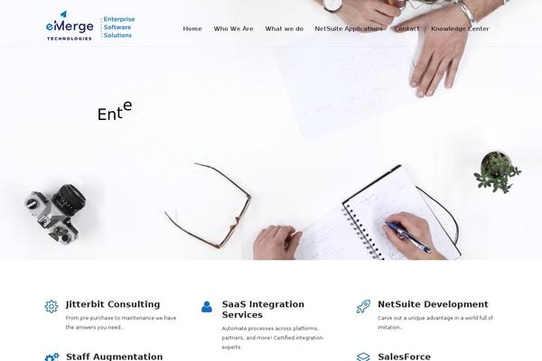 Agile theme site design template sample