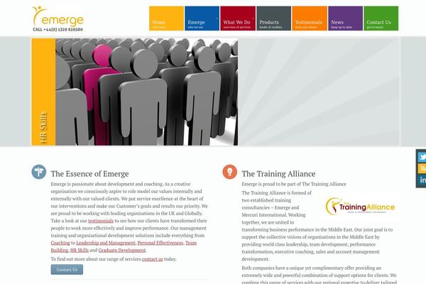 emergeuk.com site used Openspace