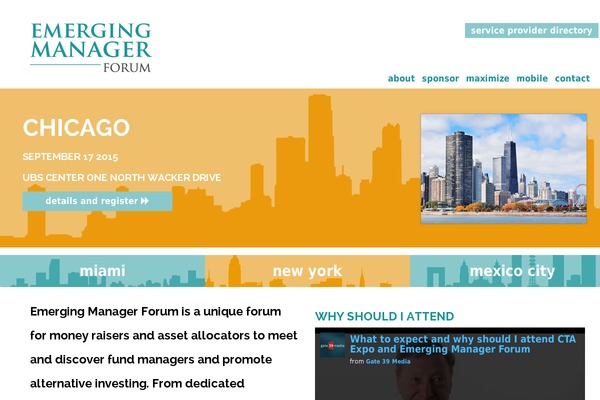 emergingmanagerforum.com site used Ctaexpo