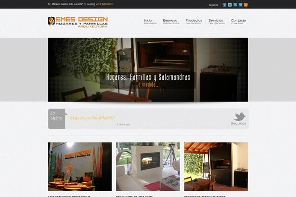 Reaction theme site design template sample
