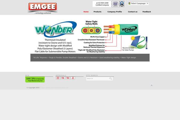 Complete theme site design template sample