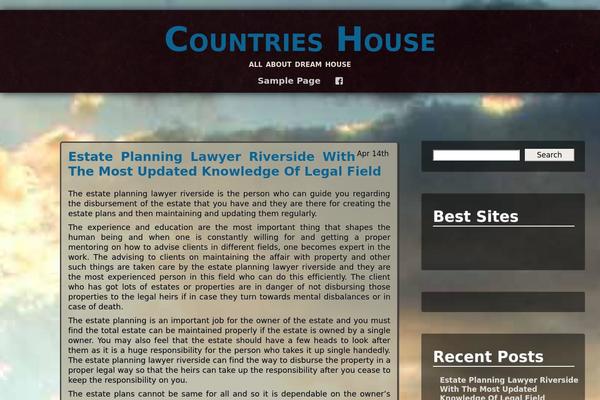 Adventure theme site design template sample
