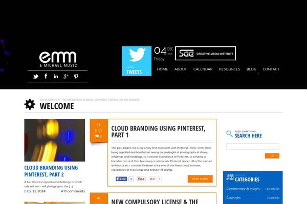emichaelmusic.com site used Squidmag_installer