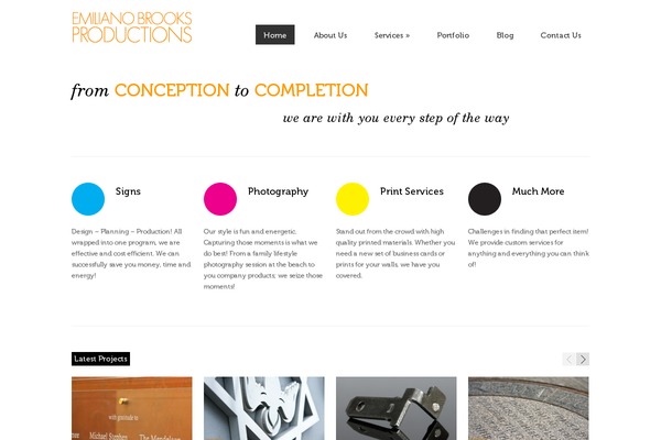 Haze theme site design template sample