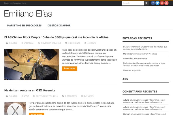 Renad theme site design template sample
