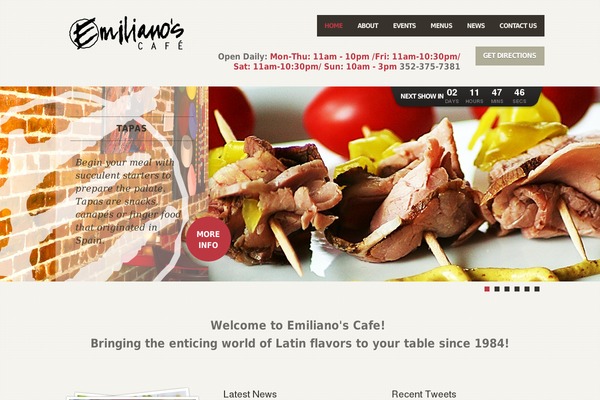 Feast theme site design template sample