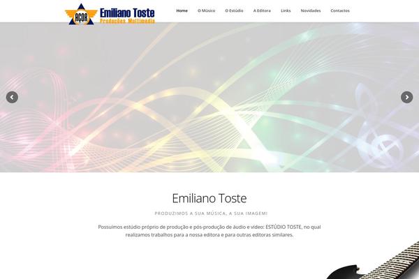 emilianotoste.pt site used Meteors