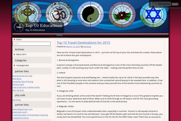 UU 2014 theme site design template sample