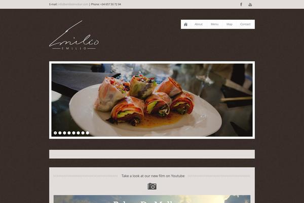 Attracto theme site design template sample