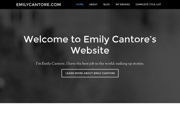 Parallax Pro theme site design template sample