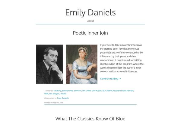 Decode theme site design template sample