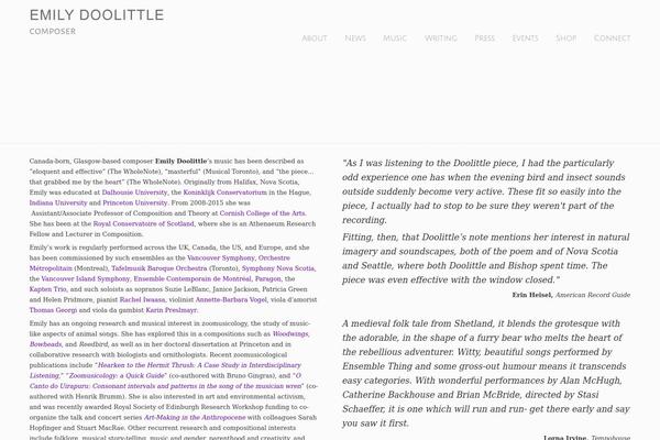 U Design Child theme site design template sample