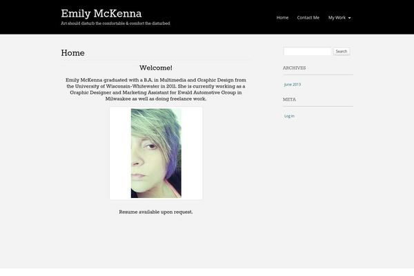Portfolio Press theme site design template sample