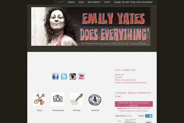 Music theme site design template sample