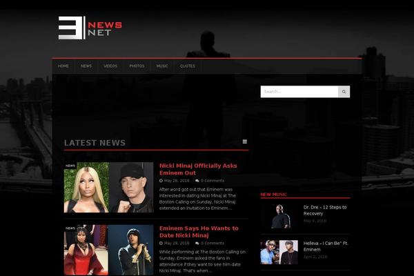 Soundwave theme site design template sample