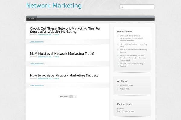 Media Maven theme site design template sample